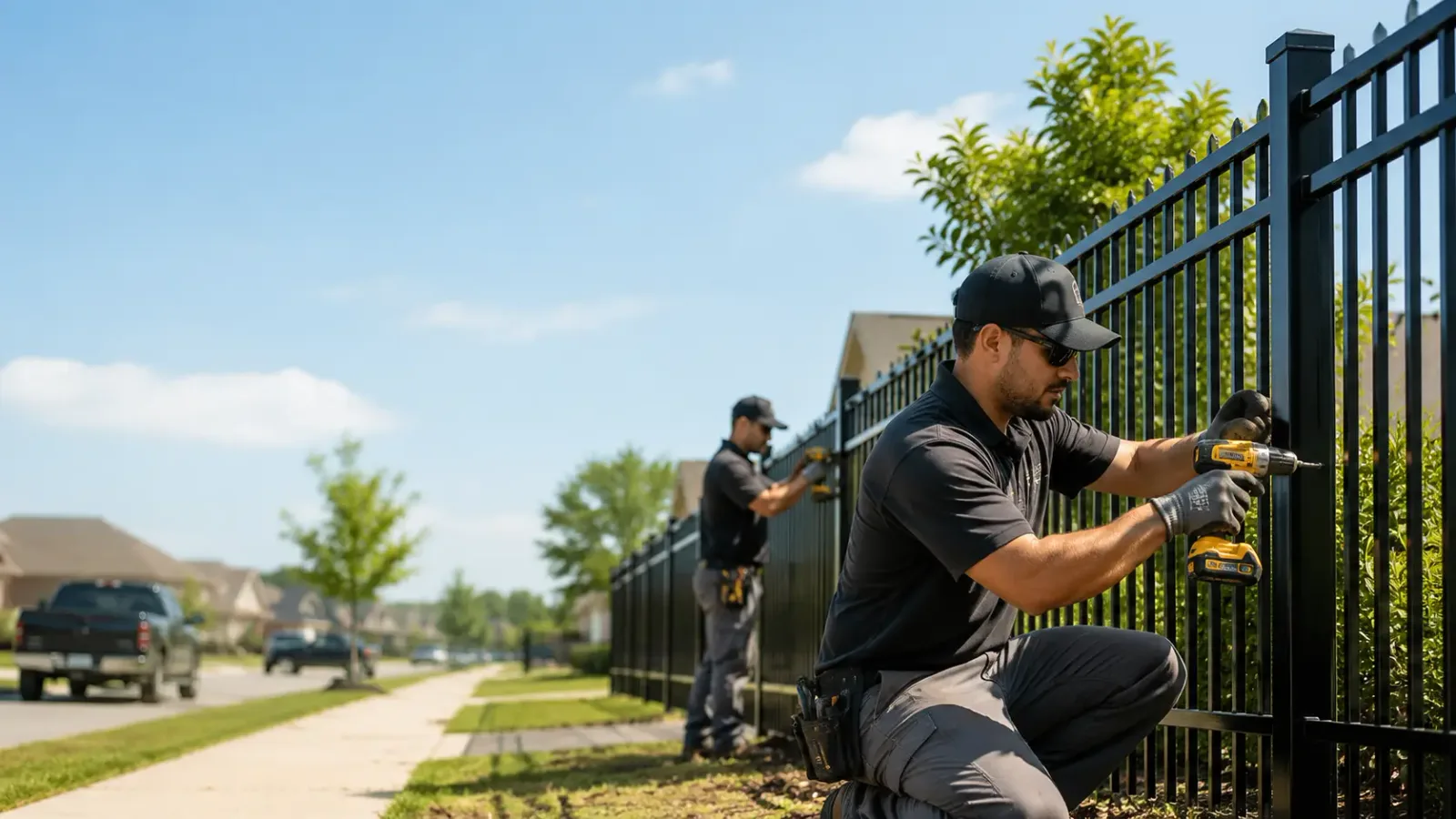 Metal Fence Installation in Plainfield, OH